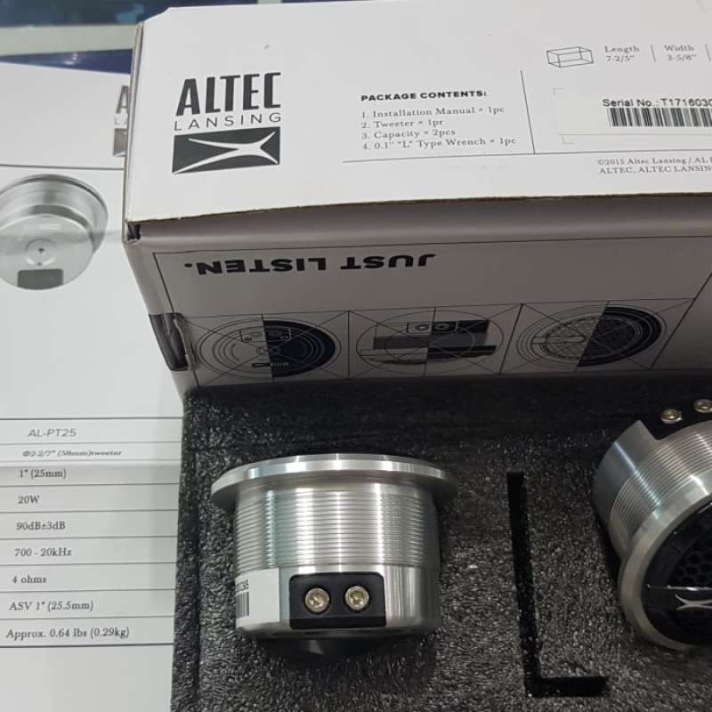 Altec lansing tweeter 2025