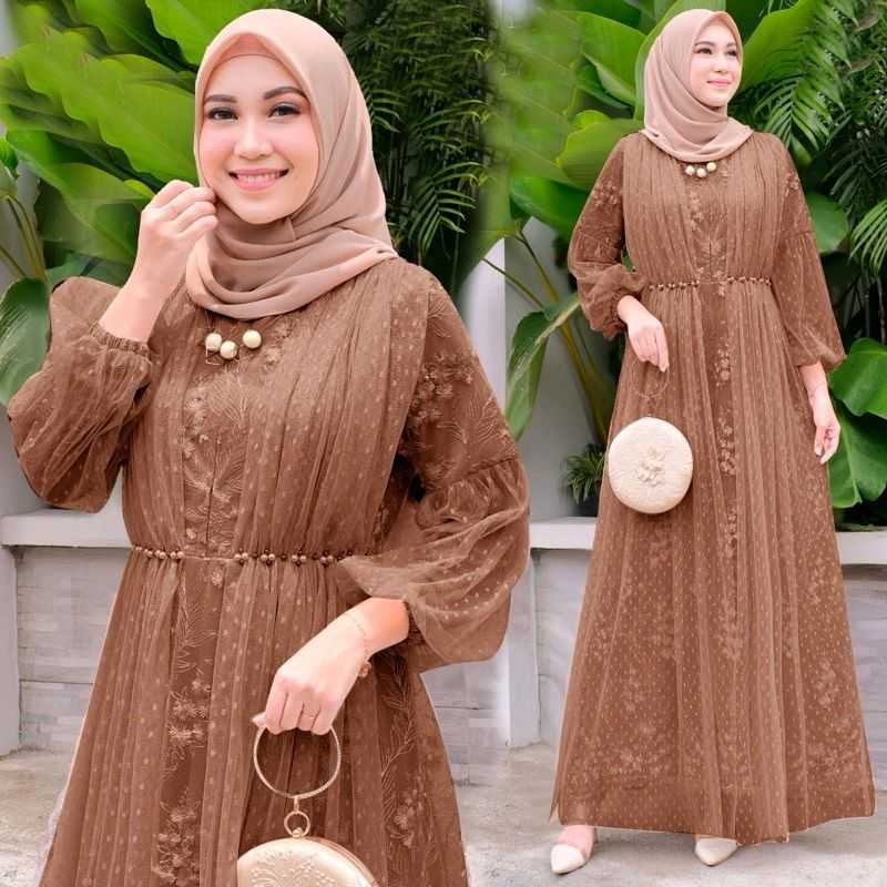 Dress pesta busui hot sale
