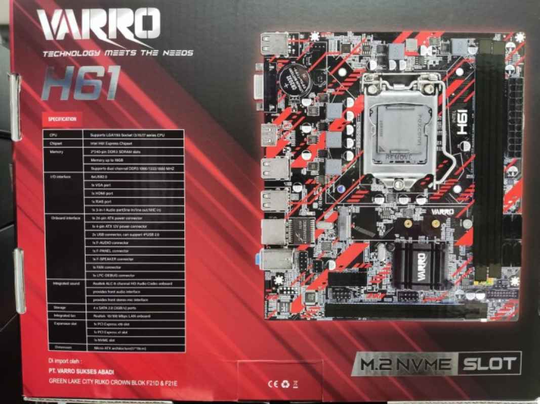 Motherboard varro h61 store