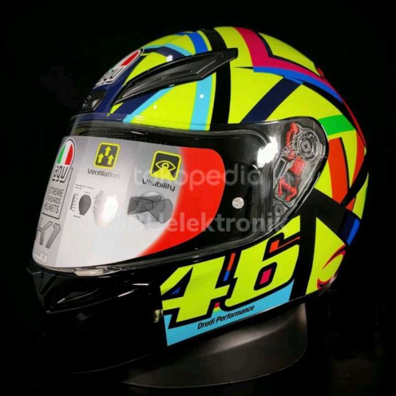 Helm agv shop rossi original