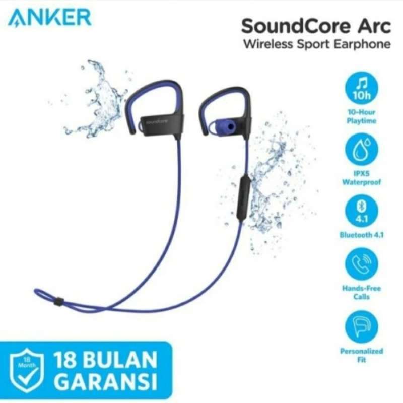 Jual Earphones Bluetooth Anker Soundcore Arc A3261 Original Murah