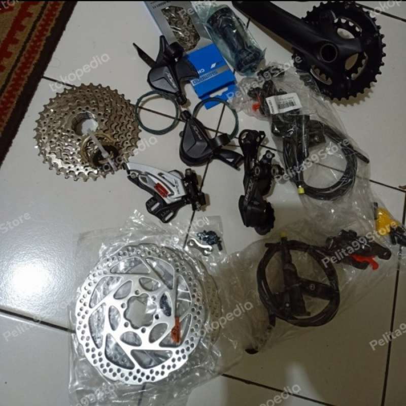 Jual Groupset Alivio 9 Speed Original Terbaru Harga Promo Murah