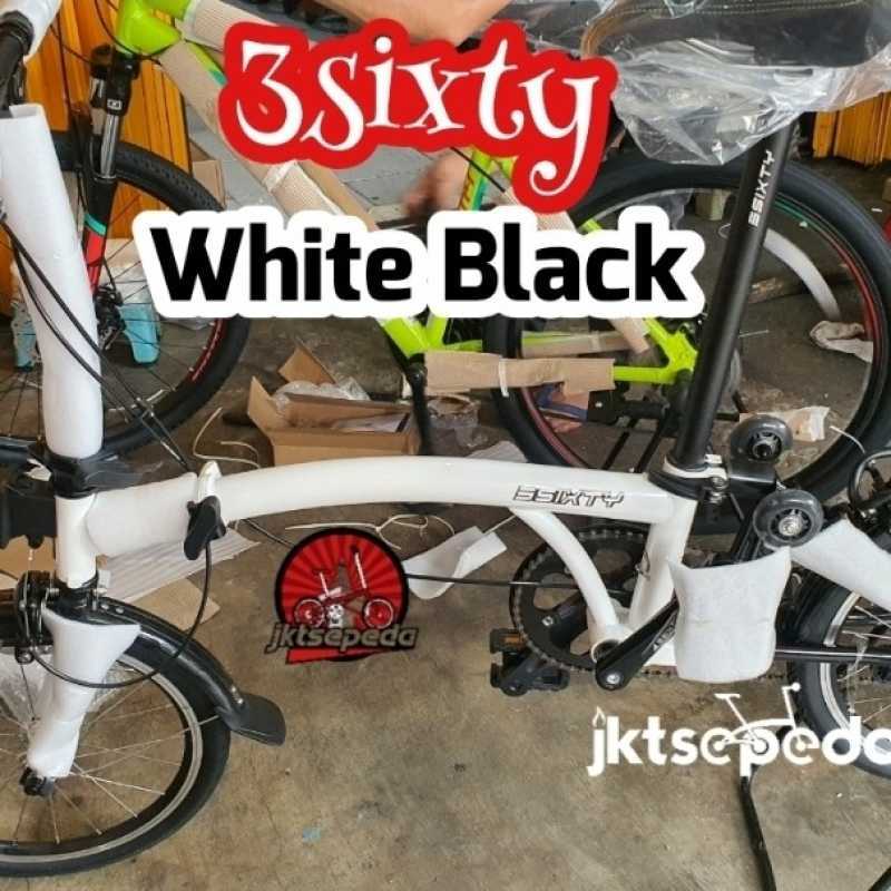 Jual Sepeda Lipat 3Sixty M3 Promo Putih di Seller Therbaith