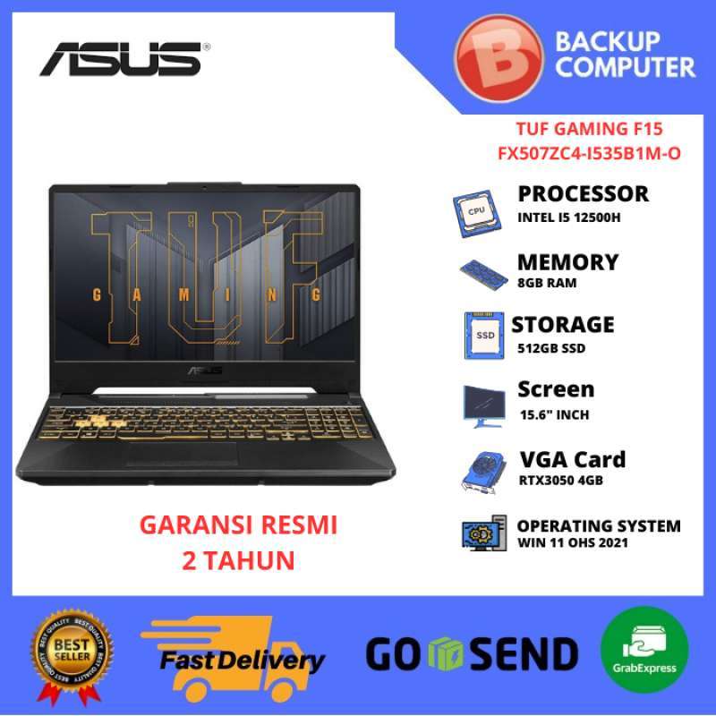 LAPTOP Asus TUF Gaming F15 FX507ZC4-I535B1M-O i5-12500H /RTX3050 4GB