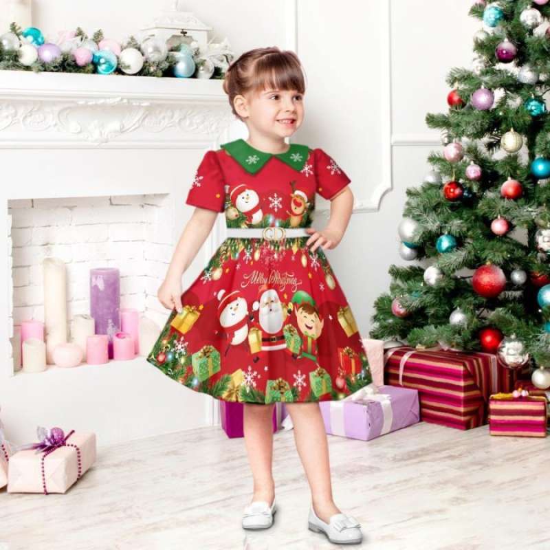 Jual dress natal cheap