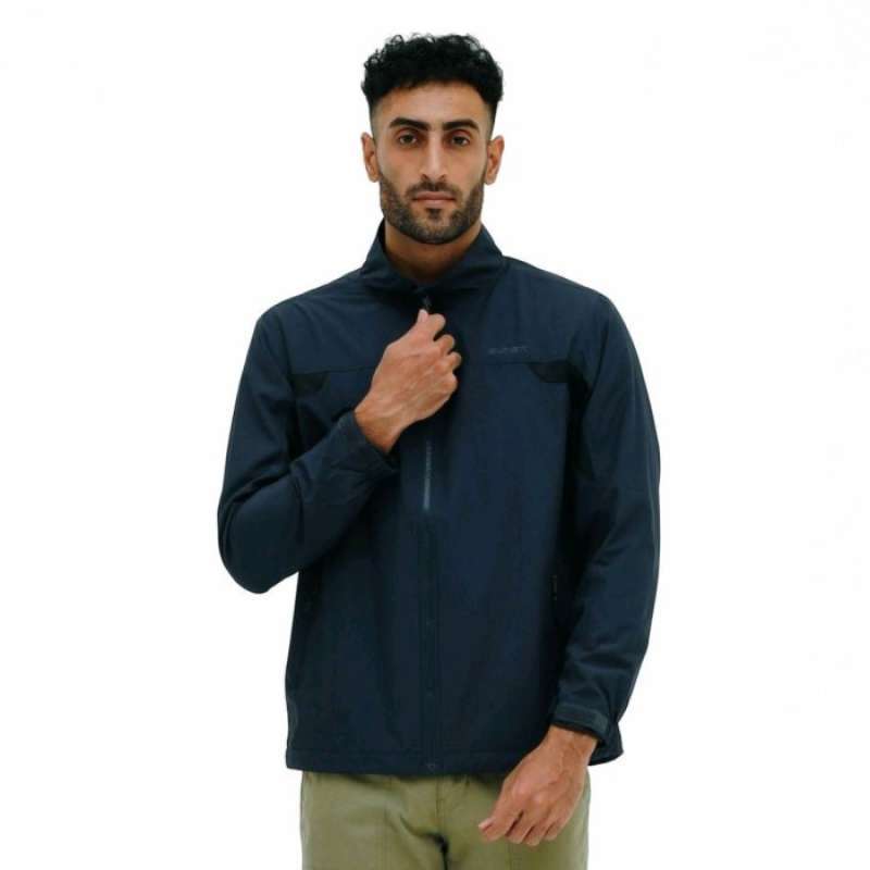 Jaket Eiger Tourer Well Jaket Waterproof Outdoor Navy M