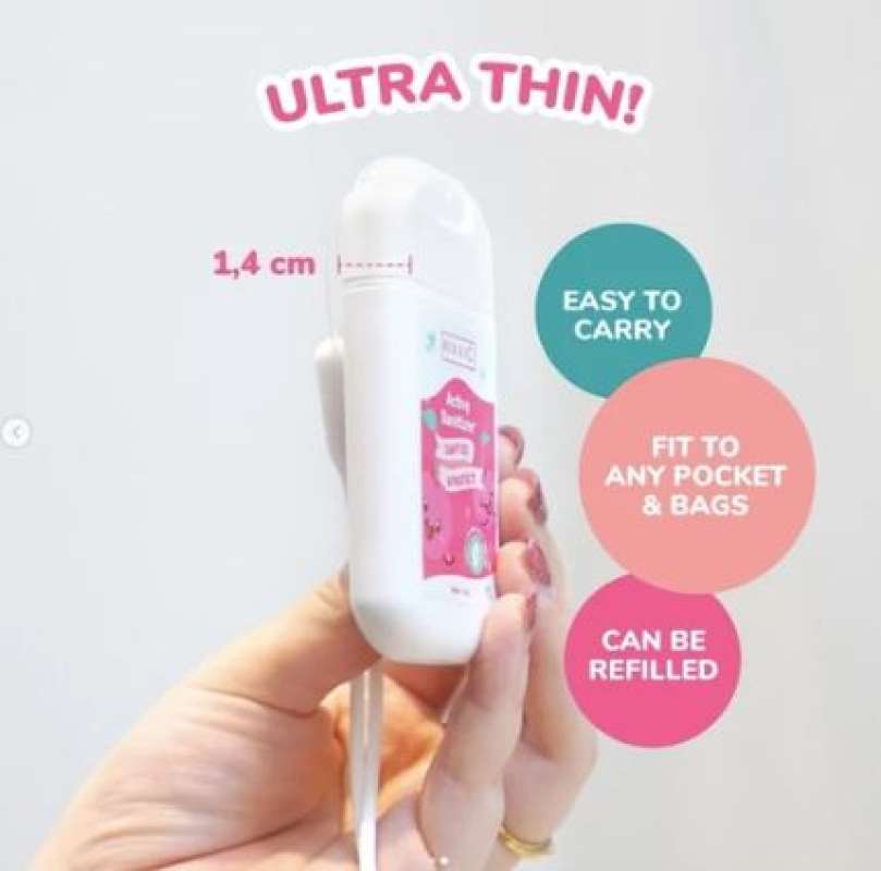 BerryC Mini Hand Sanitizer Spray Natural Food Grade Pocket Travel Size