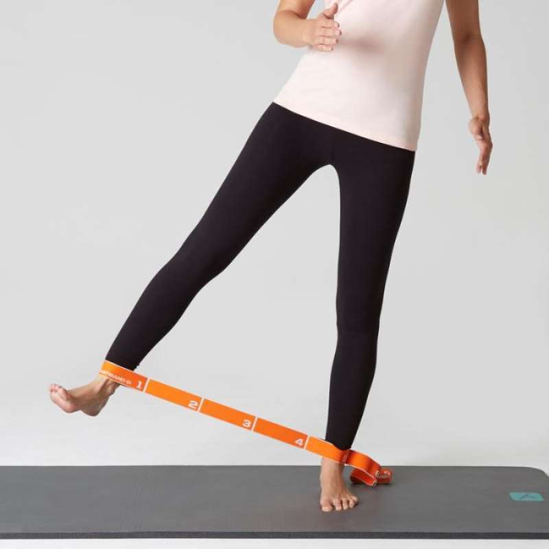 Jual Decathlon Domyos Stretch Legging Pilates Gym Slim Fit 100