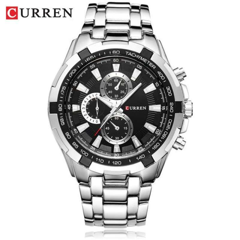 Jam tangan curren chronograph clearance