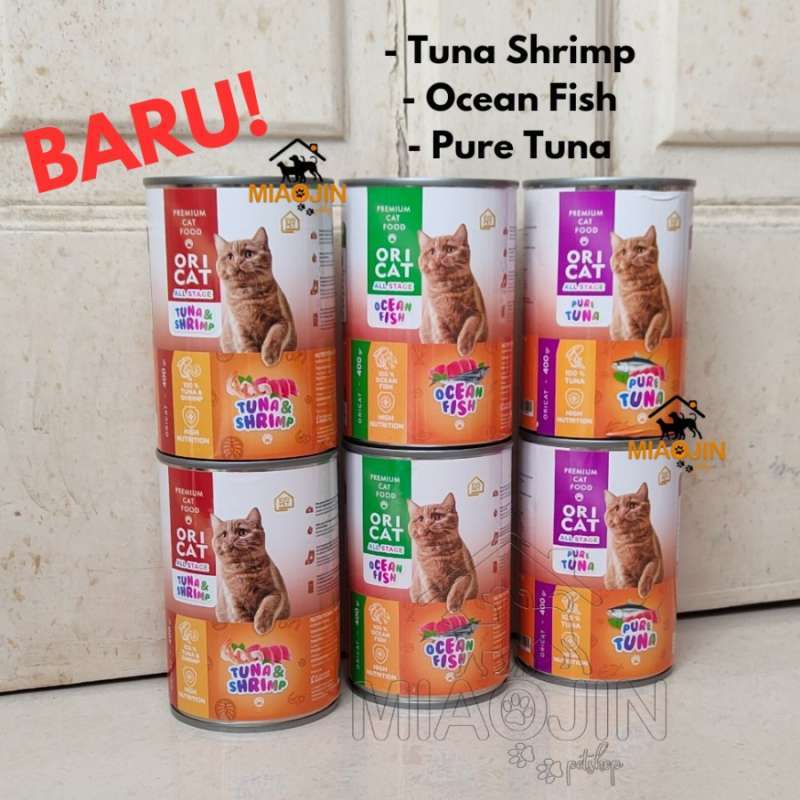 Jual Makanan Basah Kucing ORICAT 400gr KALENG Ori Cat Markotop