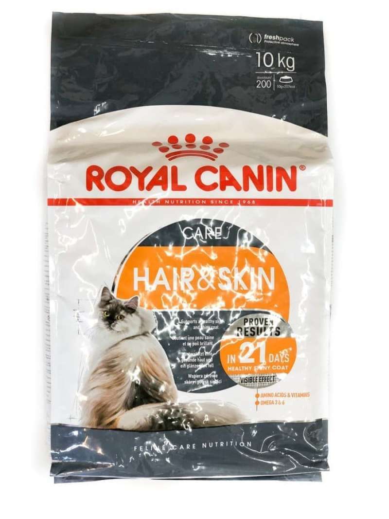 Royal canin hair new arrivals and skin 10 kg