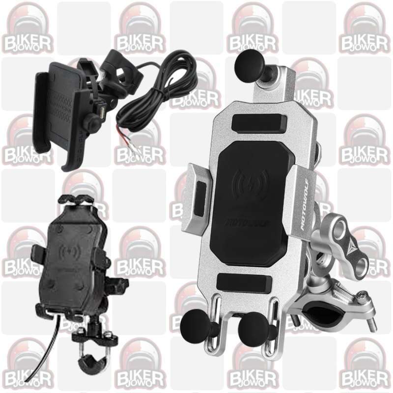Motowolf Vespa Phone Mount Promo Holder Hp Vespa Matic Motowolf LX