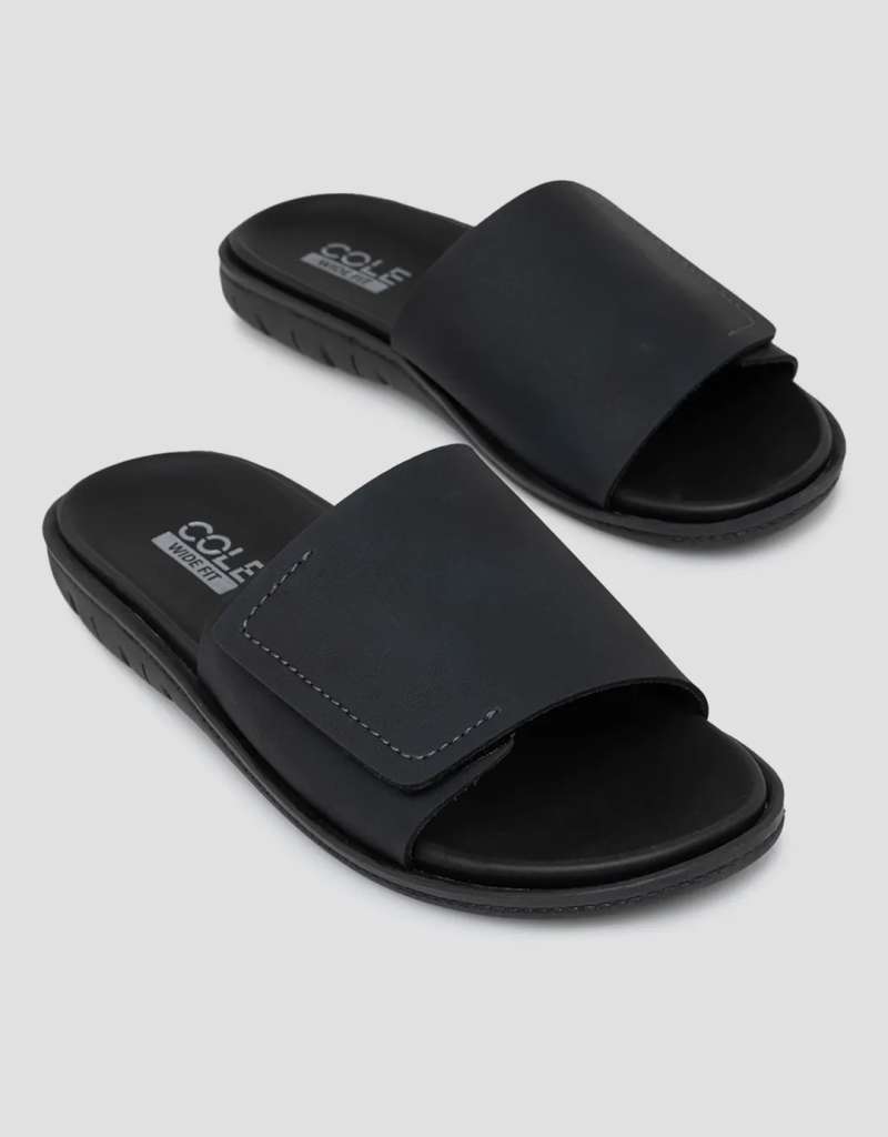 Jual Cole Velcro Ban Sandal Slipper Pria 117941604 Black di