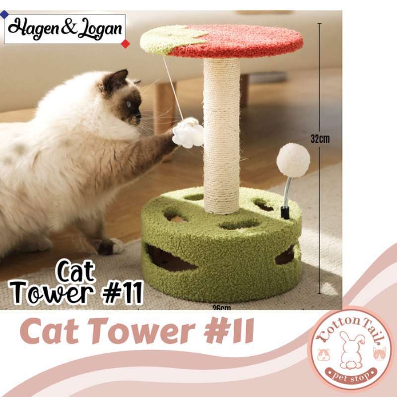 Jual Cat Tower 11 Cat Scratcher Garukan Kucing Tower Cat