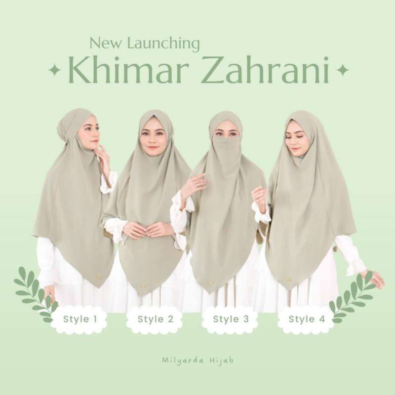 Milyarda Hijab Khimar Zahrani Jilbab Syar'i