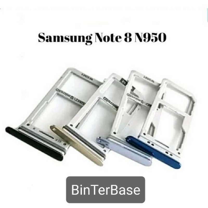 SimTray sim tray SIM Lock kartu Samsung Note N950 dual sim original