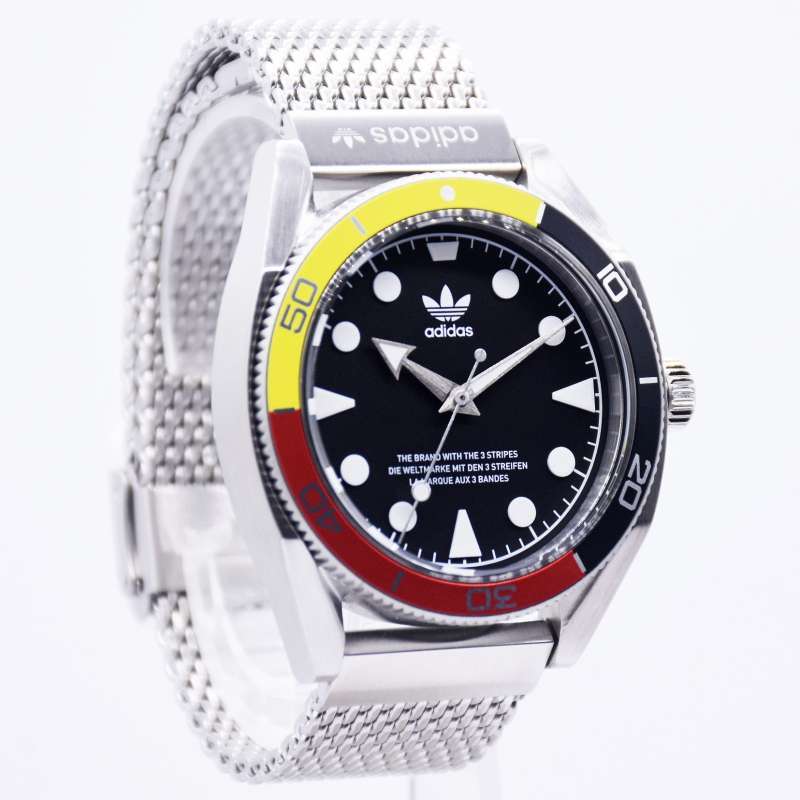Adidas originals adh9085 hot sale white silicone strap watch