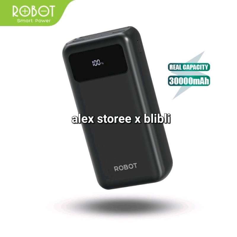 Robot RT32 PowerBank 30000mAh Fast Charging PD USB Type C Android  Power Bank