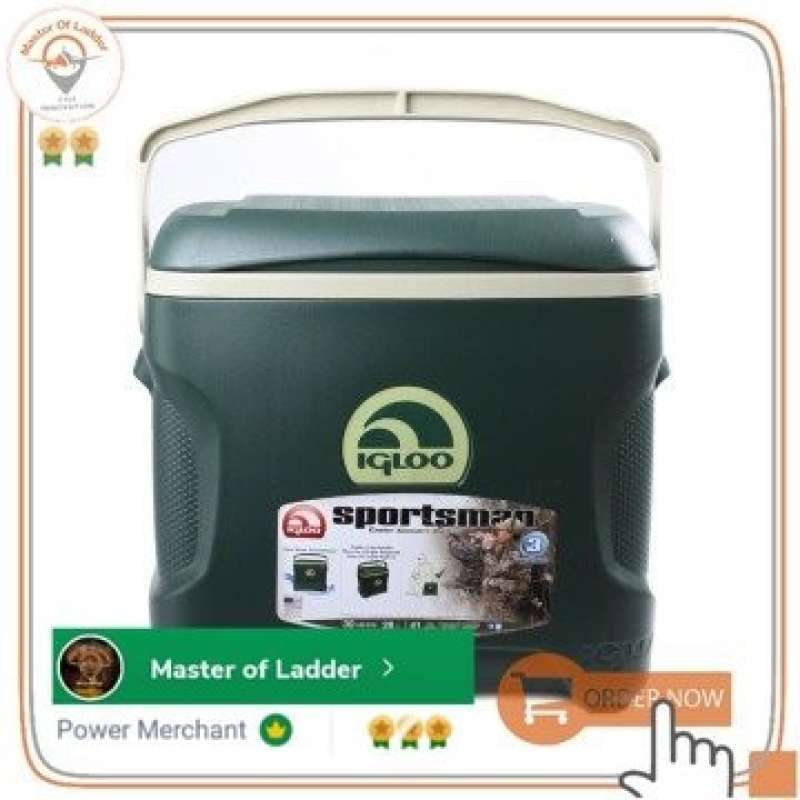 Promo Igloo Cooler Box Contour Sportsman Green 41 Liter Diskon 23