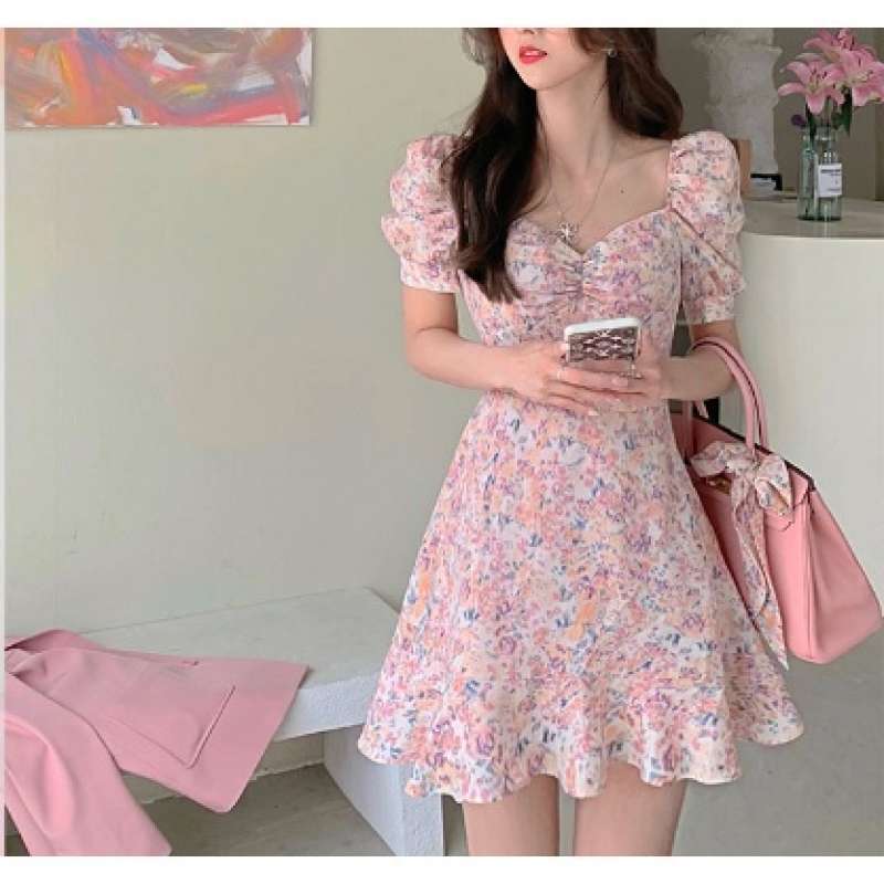 Jual Daisy Dress In Yellow And Pink Dress Casual Kasual Summer Floral Dress Babydoll Dress Dress Rok Kembang Flair Korean Dress Di Seller Rpstore Margalaksana Kab. Tasikmalaya Blibli