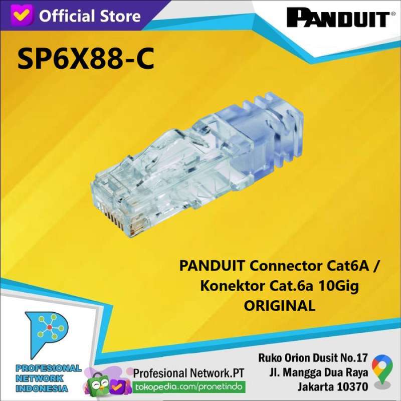 Conector Rj45 Categoría 6A Panduit SP6X88-C RJ45-6A
