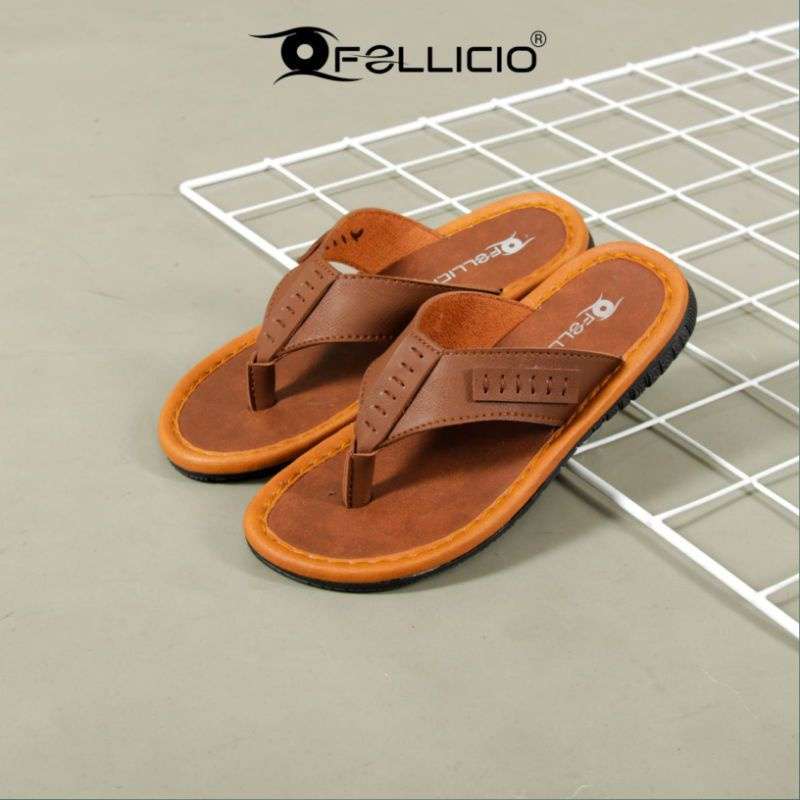 Sandal Pria Model Terbaru Model FELLICIO TERBARU Sendal LAKI-LAKI Keren  Terpopuler Size31-37