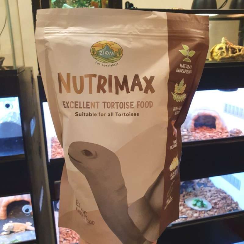Jual ZION NUTRIMAX 500GR EXCELLENT TORTOISE FOOD PELET KURA DARAT