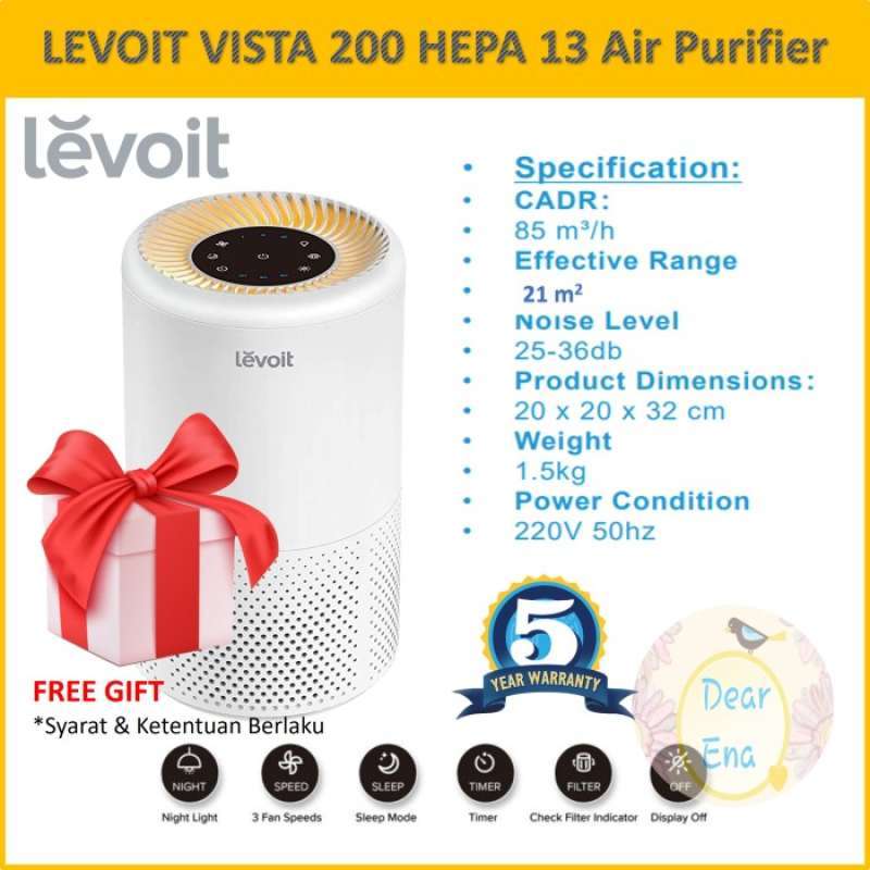 Levoit vista online 200 cadr