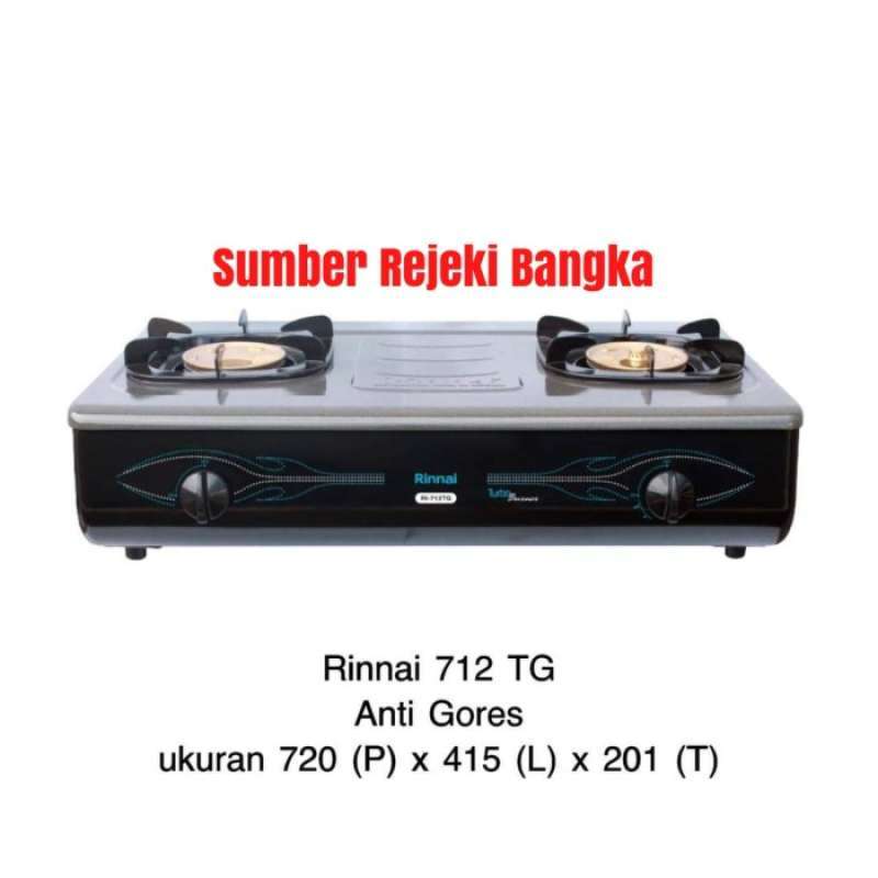 Promo Rinnai Kompor Gas Ri-712 Tg Diskon 20% di Seller Chaca - Kapuk, Kota  Jakarta Barat | Blibli