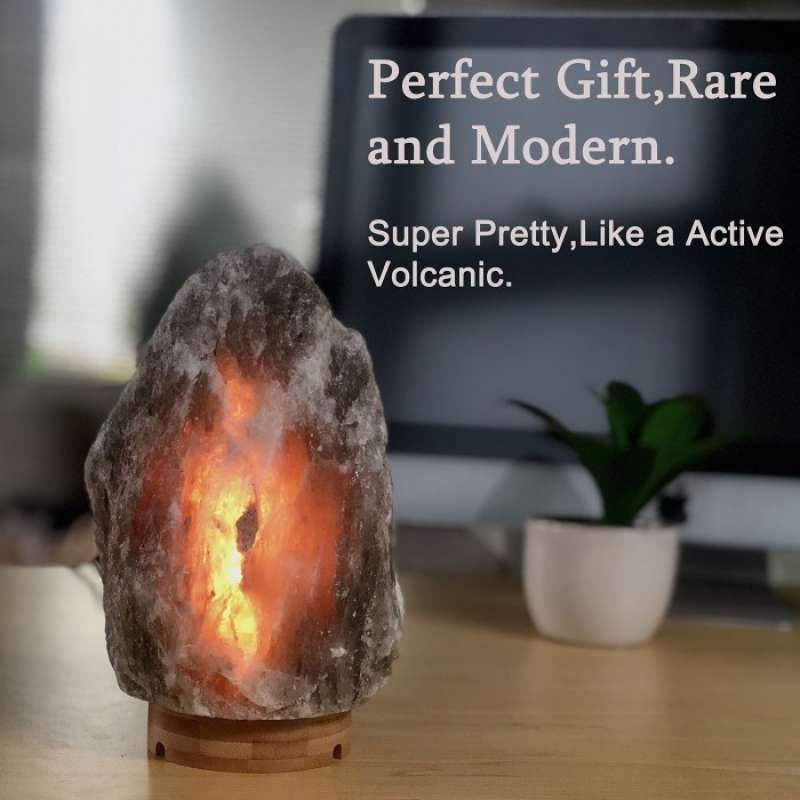 Black himalayan store salt lamp
