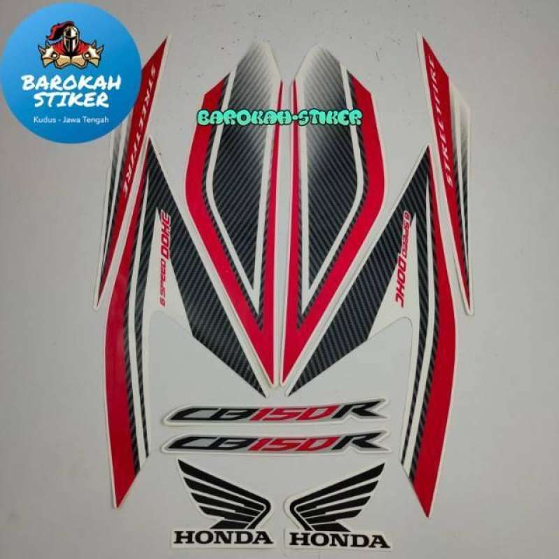 Jual Striping Stiker Motor Honda Cb150R Cb 150 R 2016 Putih Cod di