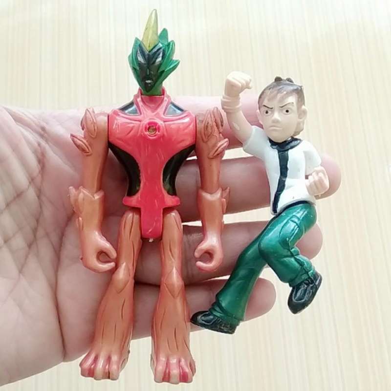 Jual Paket Mainan Pajangan Figure Ben 10 Heatblast Toys Bekas
