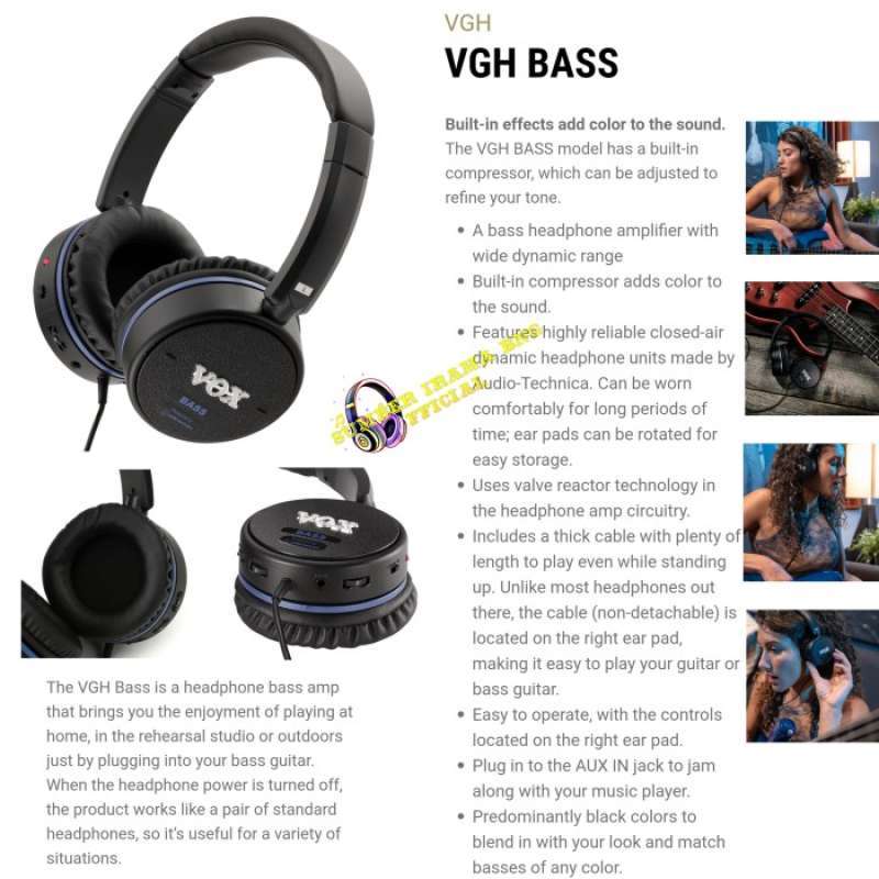 Vox vgh bass guitar headphones with effects deals