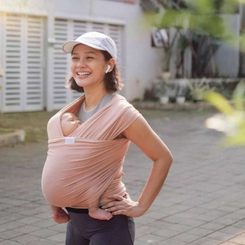 Promo Mikhadou Stretchy Wrap Gendongan Bayi Babywrap Diskon