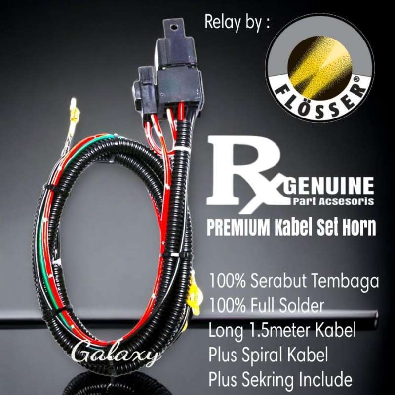 Kabel Set Relay for Klakson - Bosch Hella Flosser Denso - Khusus 12v