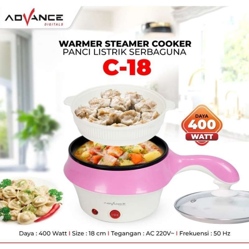 Jual Panci Listrik Serba Guna Multi Cooker Advance C 18 18 Cm Biru Pink Di Seller Grosir Maju Jaya Bugangan Kota Semarang Blibli