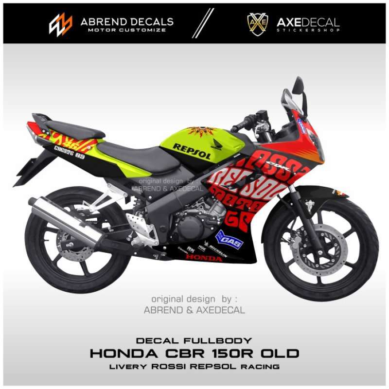 Decal cbr clearance 150 repsol