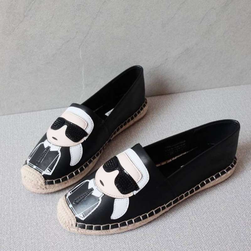 Karl Lagerfeld Espadrilles Kamini Iconic in Black