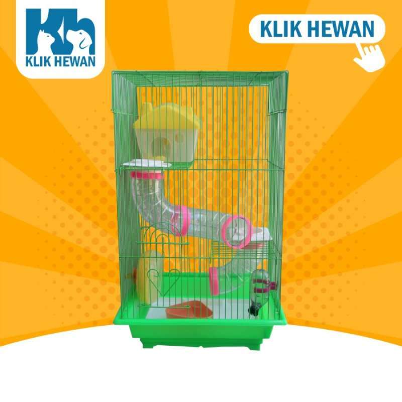 Promo Hamster Cage PG 3 Kandang Hamster Rumah Hamster Diskon