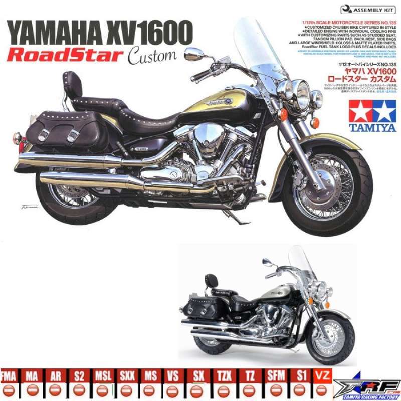Promo Tamiya 14135 Yamaha Xv1600 Road Star Custom Diskon 29 Di