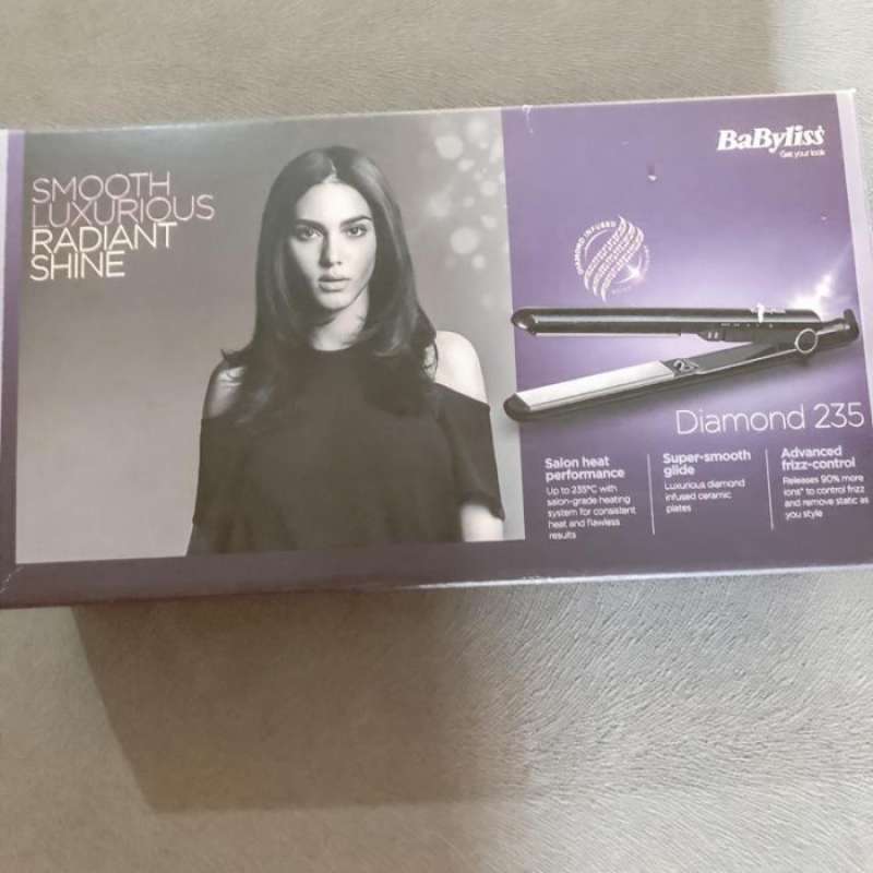 Diamond radiance hair straightener on sale