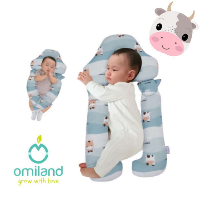 Jual Omiland Baby Hug Pillow Set Cow Friends Ob100412 Bantal