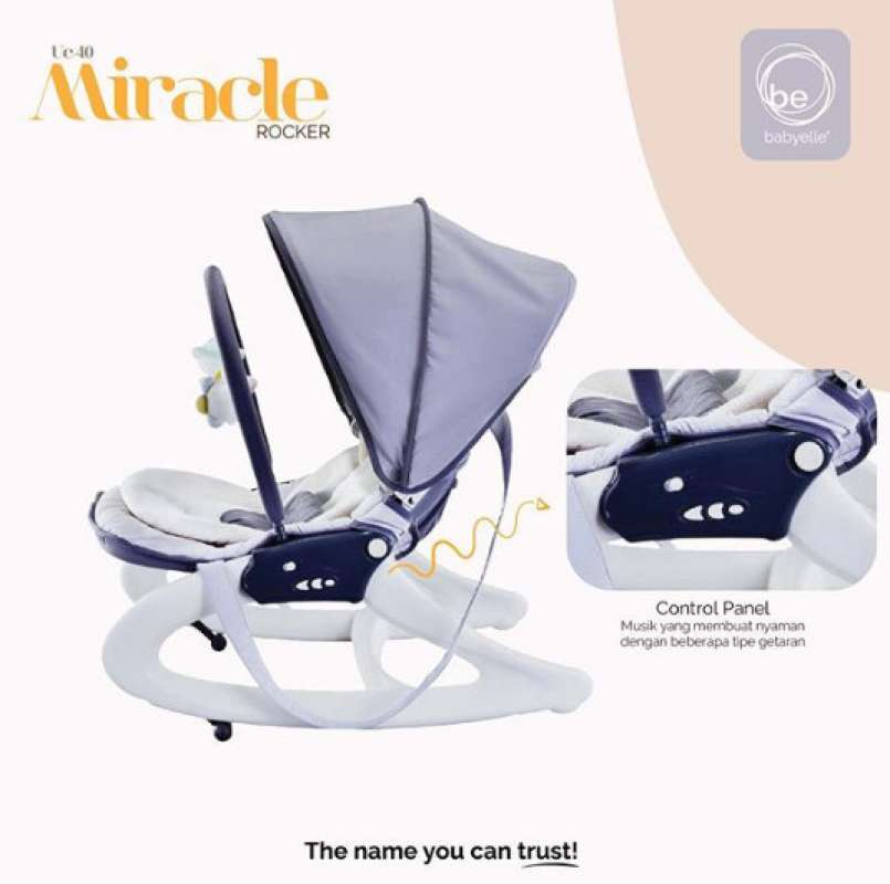 Promo Babyelle Miracle Uc40 Bouncer Rocker Kursi Goyang Bayi