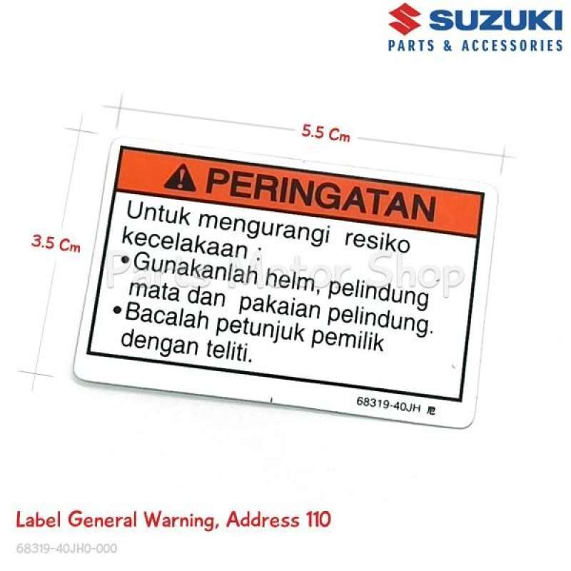 General Warning Label