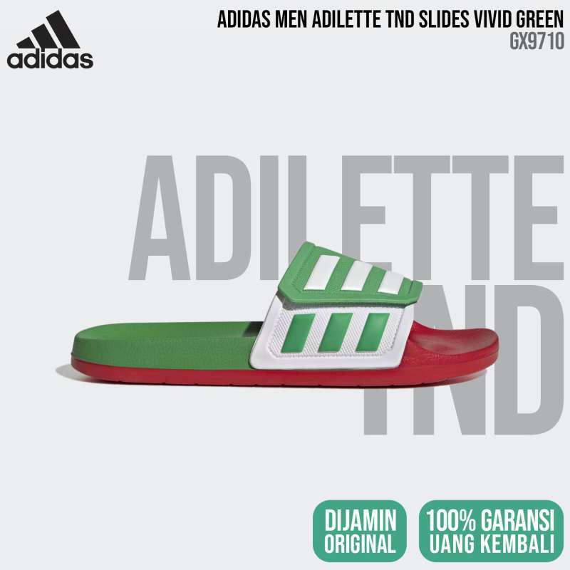 Promo Adidas Adilette Tnd Slides gx9710 Vivid Green Men Original