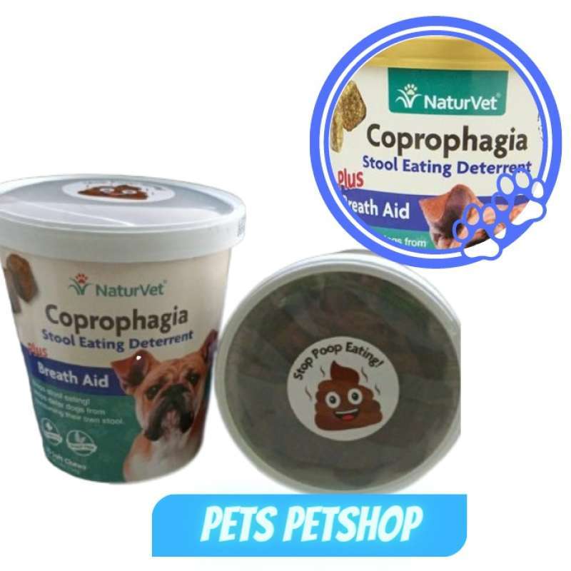 Jual Naturvet Coprophagia Stool Eating Deterrent Plus Breath Aid