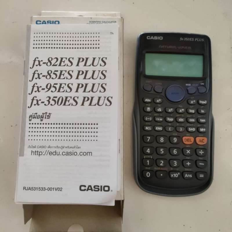 Promo Kalkulator Casio Fx 350es Plus Bk scientific 12 Digit Jamin Original Diskon 23 Di Seller Carima Store Kalibata Kota Jakarta Selatan Blibli