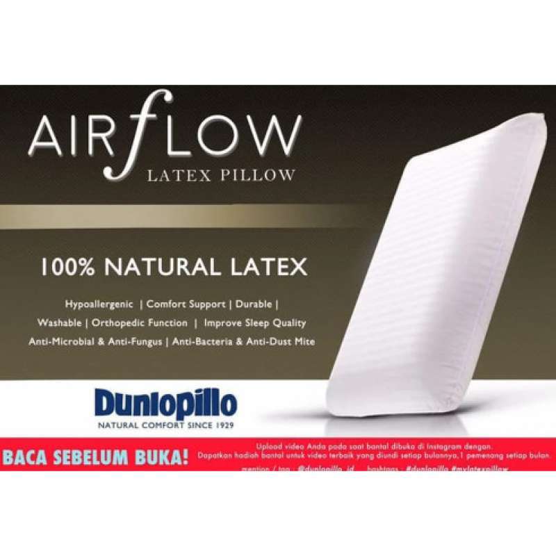 Dunlopillo airflow shop latex pillow
