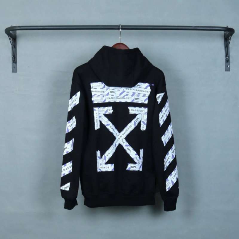 Jual off white cabin baggage hodie jaket hodie off white premium