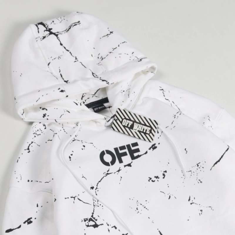 Hoodie off white marble store
